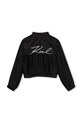 Dievča Detská bunda bomber Karl Lagerfeld Z31131.156.162 čierna