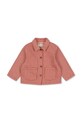 Konges Sløjd kurtka bawełniana dziecięca LUC SHIRT JACKET GOTS KS104352.PreSpring pomarańczowy SS26