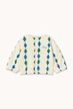 Tinycottons kurtka niemowlęca DIAMONDS BABY JACKET nieocieplane beżowy SS26.145