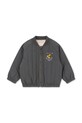Konges Sløjd kurtka bomber dziecięca JUNO BOMBER JACKET KS104877.PPY2 szary SS26