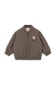 Konges Sløjd kurtka bomber dziecięca JUNO BOMBER JACKET KS104877.PPY2 brązowy SS26