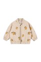 Konges Sløjd kurtka bomber dziecięca JUNO PRINTED BOMBER JACKET KS104883.PPY2 beżowy SS26