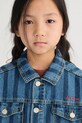 Bobo Choses kurtka jeansowa dziecięca 126AC122 niebieski