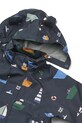 Liewood kurtka i spodnie dziecięce Manu Rainwear Set granatowy LW19910.PPY2