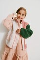 Παιδικό μπουφάν Liewood Noam Pile Jacket άλλο ροζ LW20017.PPY2