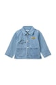 Detská rifľová bunda Liewood Kinsley Placement Denim Overshirt LW20934.PPY2 modrá SS26