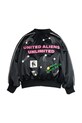 Mini Rodini kurtka bomber dziecięca United aliens czarny 26210104