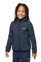 Jack Wolfskin μπουφάν softshell παιδικό FOURWINDS JACKET KIDS A61854.104.152 σκούρο μπλε