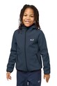 Băieți Jack Wolfskin geacă softshell pentru copii FOURWINDS JACKET KIDS A61854.164.176. bleumarin