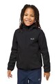 Jack Wolfskin μπουφάν softshell Παιδικά FOURWINDS JACKET KIDS A61854.164.176. μαύρο
