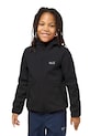 Jack Wolfskin μπουφάν softshell Παιδικά FOURWINDS JACKET KIDS A61854.164.176. μαύρο