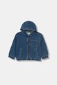 United Colors of Benetton džínsová bunda detská bavlnená s elastanom tmavomodrá 24LGGN04I.P.Stagionale