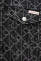 Τζιν μπουφάν Calvin Klein Jeans μαύρο LV04RE773G