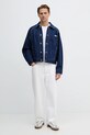Džínová bunda Calvin Klein Jeans LV04RE734G modrá SS26