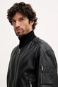 BOSS Orange kurtka skórzana Jakri 50552151 czarny