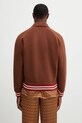 Odzież Drôle de Monsieur kurtka bomber z dodatkiem wełny Bomber Drôle J.JT262.WO031.CHO brązowy
