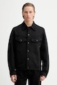 G-Star kurtka koszulowa bawełniana nieocieplane czarny D27099.D395
