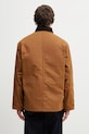 Odzież Carhartt WIP kurtka męska jeansowa OG Arctic Coat I036239.00S01 brązowy