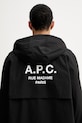 Μπουφάν A.P.C. PSALQ.M30012 μαύρο