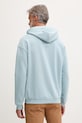 Odzież Mammut bluza z kapturem męska bawełniana 1014.07410 turkusowy