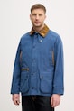 Barbour kurtka przejściowa męska z bawełną Bedale niebieski MCA1091