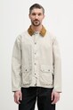 Barbour krótka kurtka męska beżowy MCA1108