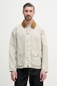 Barbour krótka kurtka męska beżowy MCA1108