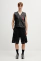 Alpha Industries leather vest X-Force 266108 black