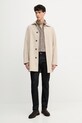 Trussardi płaszcz męski R011M000029N beżowy SS26
