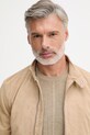 Trussardi демисезонная куртка мужская замшевая бежевый R312M000046N