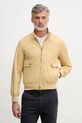 United Colors of Benetton krótka kurtka męska z bawełny beżowy 28AUUN075