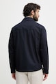 Oblečenie United Colors of Benetton prechodná bunda pánska s prímesou ľanu 2ITGUN074 tmavomodrá