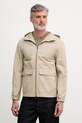 United Colors of Benetton kratka jakna moška bombažna bež 2OAEUN076