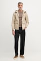 United Colors of Benetton krátká bunda pánská bavlněná 2OAEUN076 béžová SS26