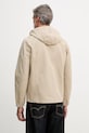 Oblečení United Colors of Benetton krátká bunda pánská bavlněná 2OAEUN076 béžová