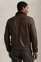 Polo Ralph Lauren kurtka skórzana 710671431 brązowy SS26