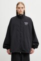 VETEMENTS kurtka Global MF bez kaptura czarny ME76GJ121B