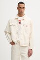 Levi's kurtka jeansowa męska bawełniana SUNRISE TRUCKER x WORKWEAR beżowy A4820.0026
