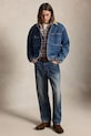 Oblačila Polo Ralph Lauren jeans jakna moška denim 710P08157 mornarsko modra