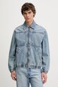 Levi's kurtka jeansowa JAANAI JACKET bez kaptura niebieski 005AK