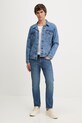 Levi's kurtka jeansowa bawełniana THE JACKET 72334.0773 niebieski SS26