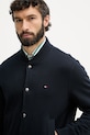 Tommy Hilfiger giacca bomber da uomo in cotone blu navy MW0MW42470
