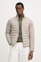 U.S. Polo Assn. kurtka LIGHTWEIGHT BOUND QUILTED bez kaptura szary MUP3905