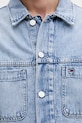 Tommy Jeans kurtka przejściowa męska jeansowa DM0DM22473 niebieski