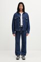 Maison Kitsuné Trucker kurtka jeansowa męska QM02101WD4026