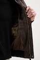 Aeronautica Militare kurtka skórzana PN5058U100839 brązowy