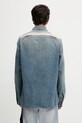 Odzież Rick Owens DRKSHDW kurtka jeansowa męska DU01F4755.DWB niebieski
