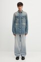 Rick Owens DRKSHDW kurtka jeansowa męska DU01F4755.DWB