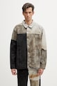 Rick Owens DRKSHDW Jumbo Worker krótka kurtka jeansowa męska brązowy DU01F4761.COMW1A