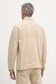 Дрехи Tommy Hilfiger яке тип риза мъжко от памук MW0MW42333 бежов